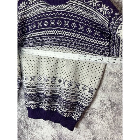 Vintage American Pride Sweater Womens Medium Fair Isle Indie Nordic Retro Y2K US - Picture 6 of 11